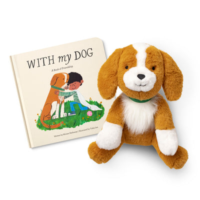 With My Dog -  A Picture Book and Plush about Having (and Being!) a Good Friend - Twinkle Twinkle Little One