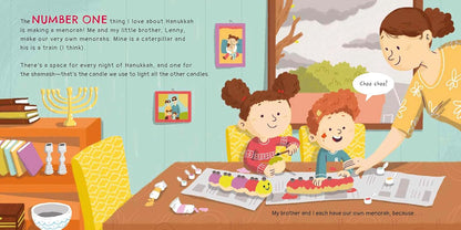 10 Things I Love About Hanukkah Hardcover Book - Twinkle Twinkle Little One