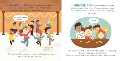 10 Things I Love About Hanukkah Hardcover Book - Twinkle Twinkle Little One