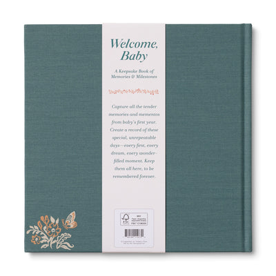 Welcome Baby - A Keepsake Book of Memories & Milestones - Twinkle Twinkle Little One