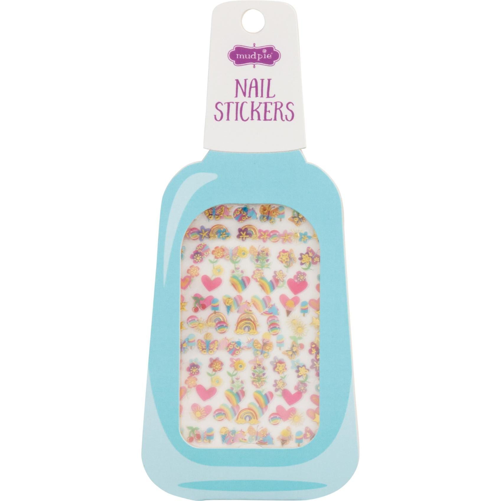 Mud Pie Blue Girl Nail Stickers