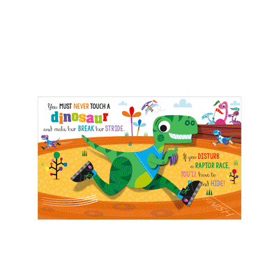 Never Touch a Pop-up Dinosaur!