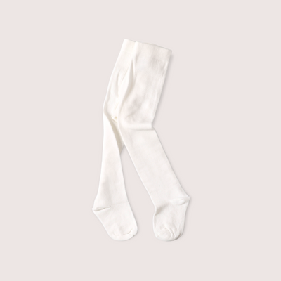 Fine Knit Baby Girl Tights - Natural - Twinkle Twinkle Little One
