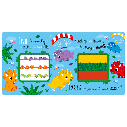 Count & Slide the Dinosaurs