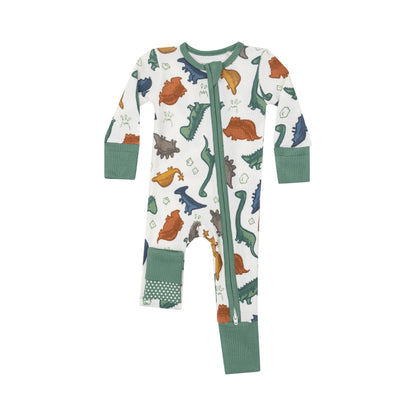Dino Rocks Thermal Bamboo 2 Way Zipper Romper - Twinkle Twinkle Little One