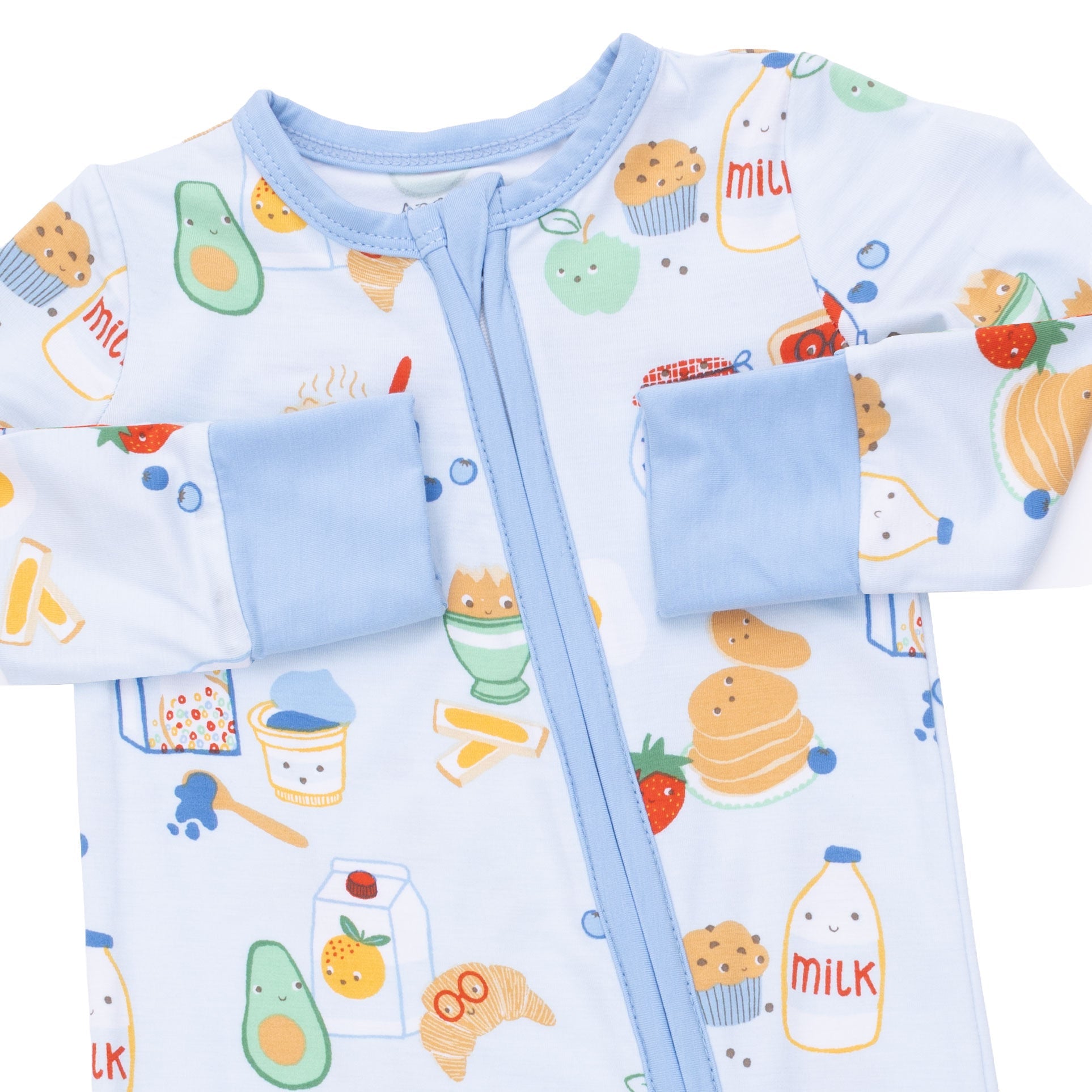 Angel Dear Breakfast Club Blue Convertible Romper