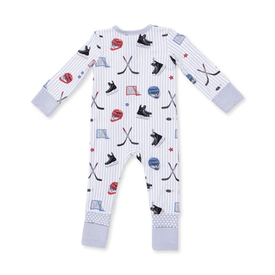 Angel Dear Hockey Stripe Convertible Romper