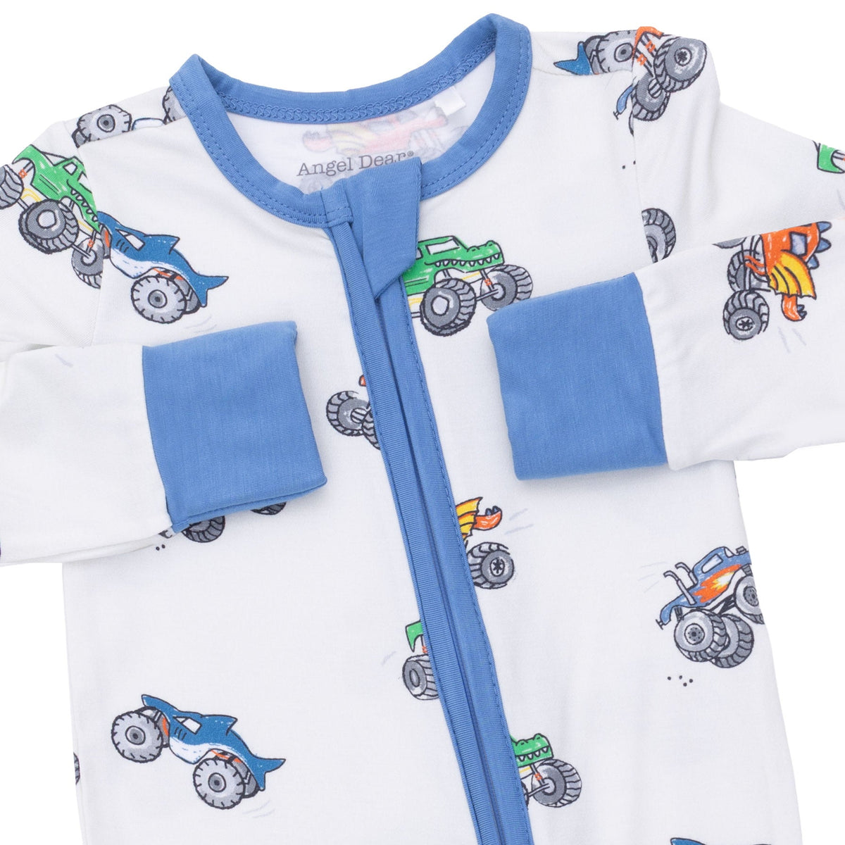 Angel Dear Monster Trucks Convertible Romper