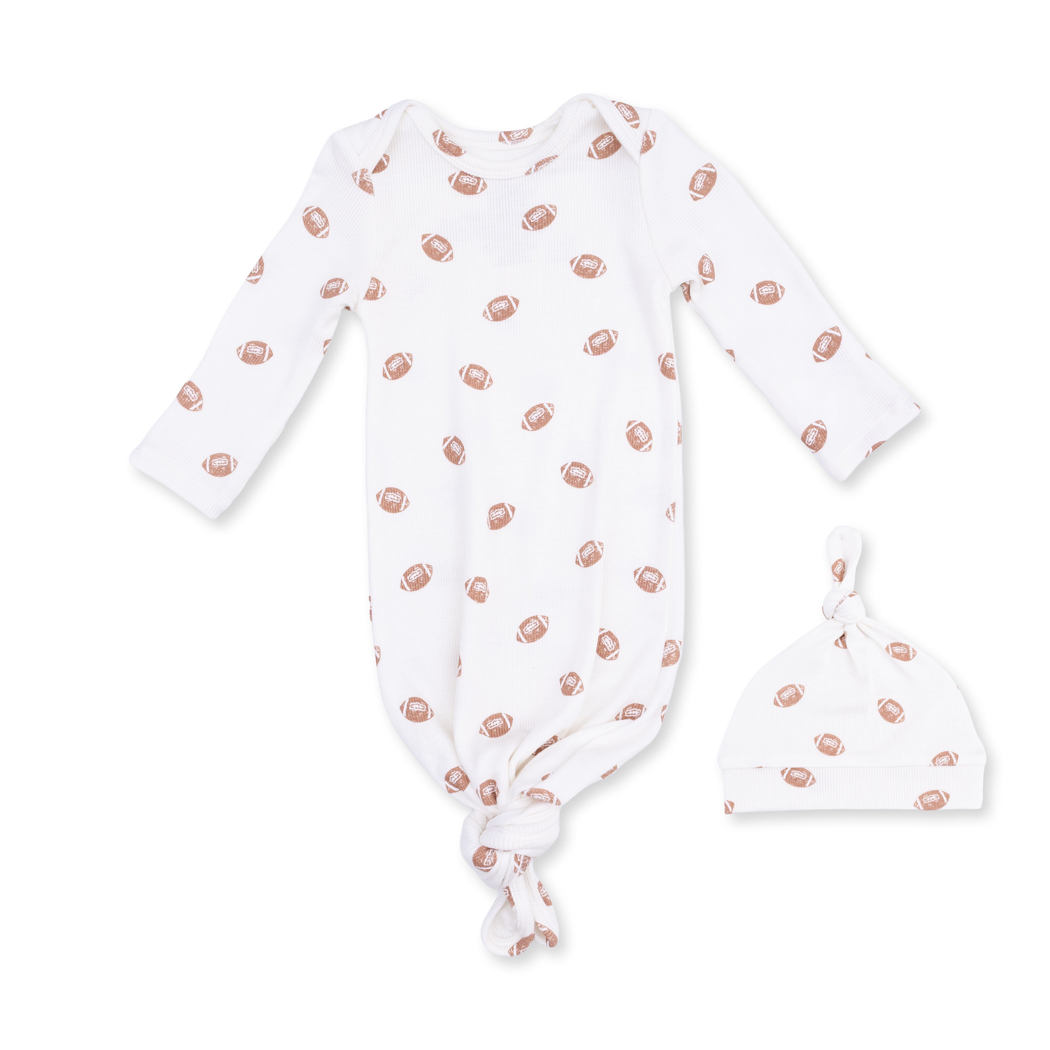 Angel Dear Mini Footballs Knotted Gown and Knotted Hat