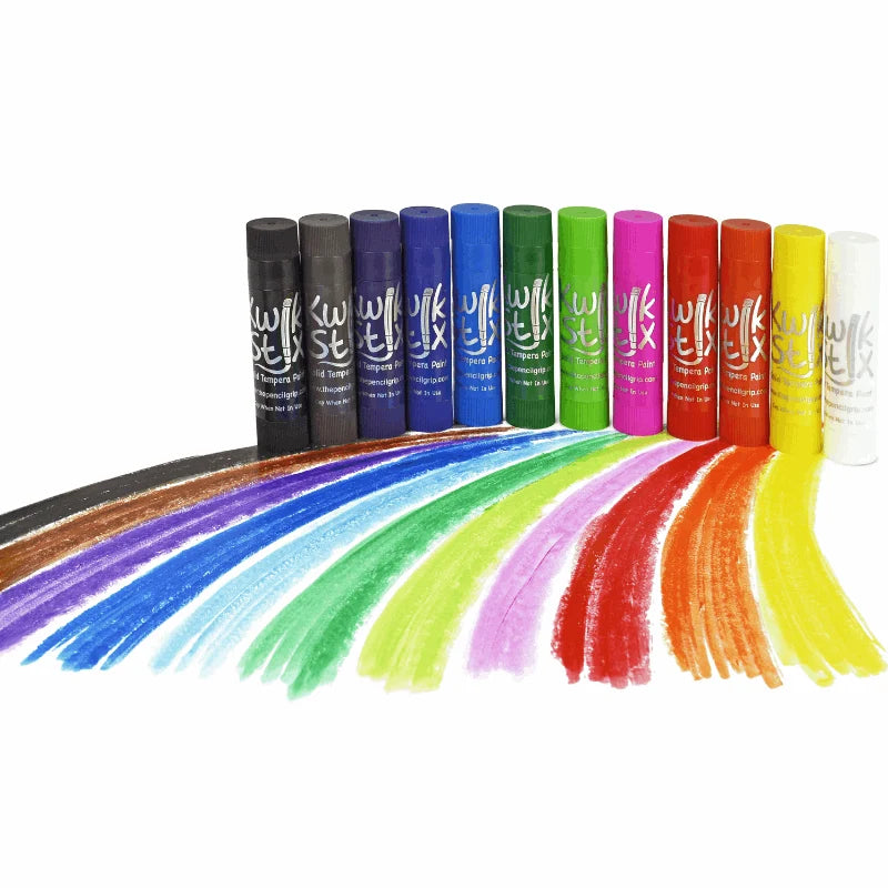 Kwik Stix Paint Sticks, Set of 12 Classic Colors