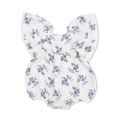 Belle Rosette Dot - V-Neck Bubble