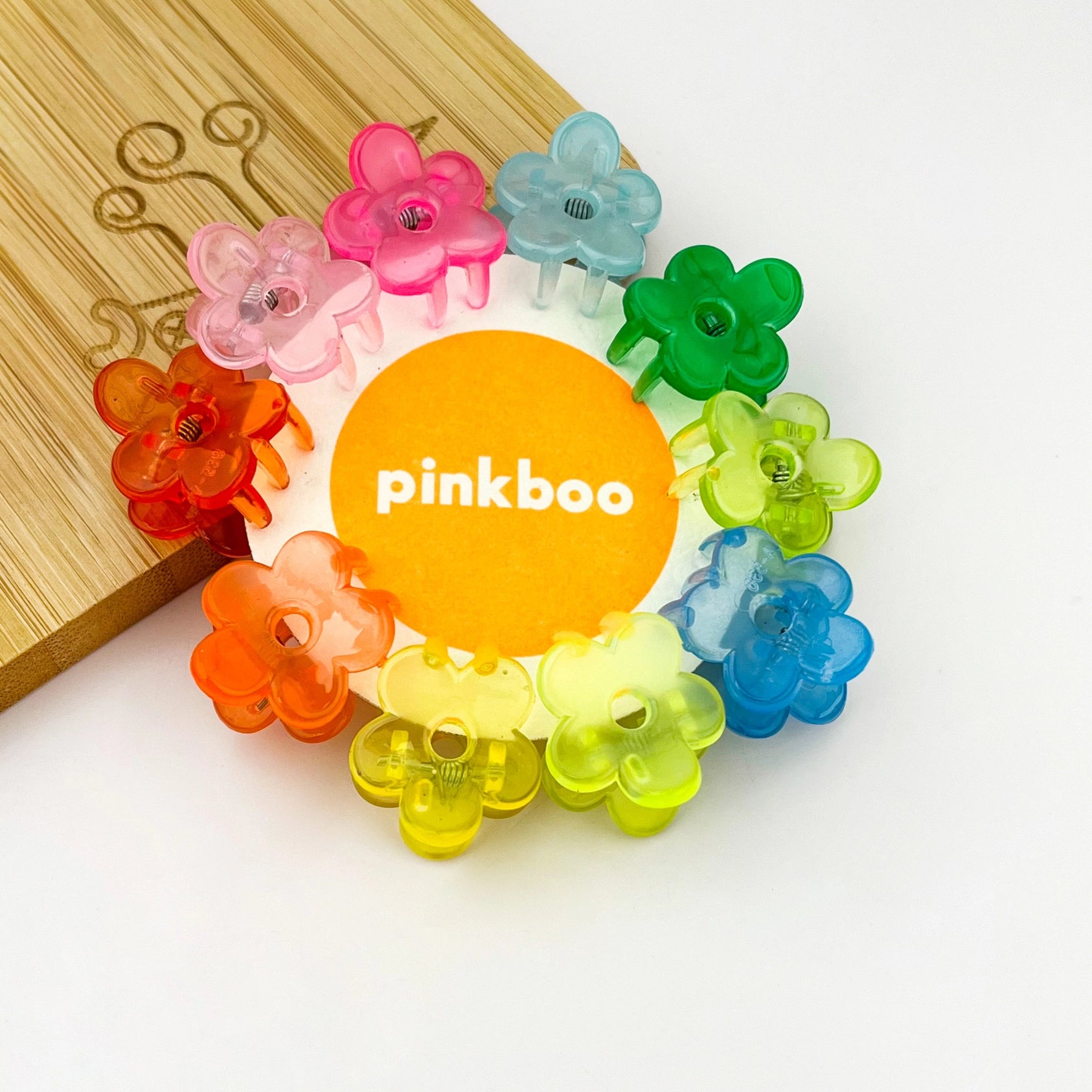 Colorful Mini Claw Hair Clips - 10 Pieces