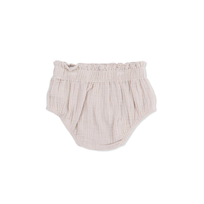 Solid Muslin French Oak - Babydoll Top with Mod Bloomer