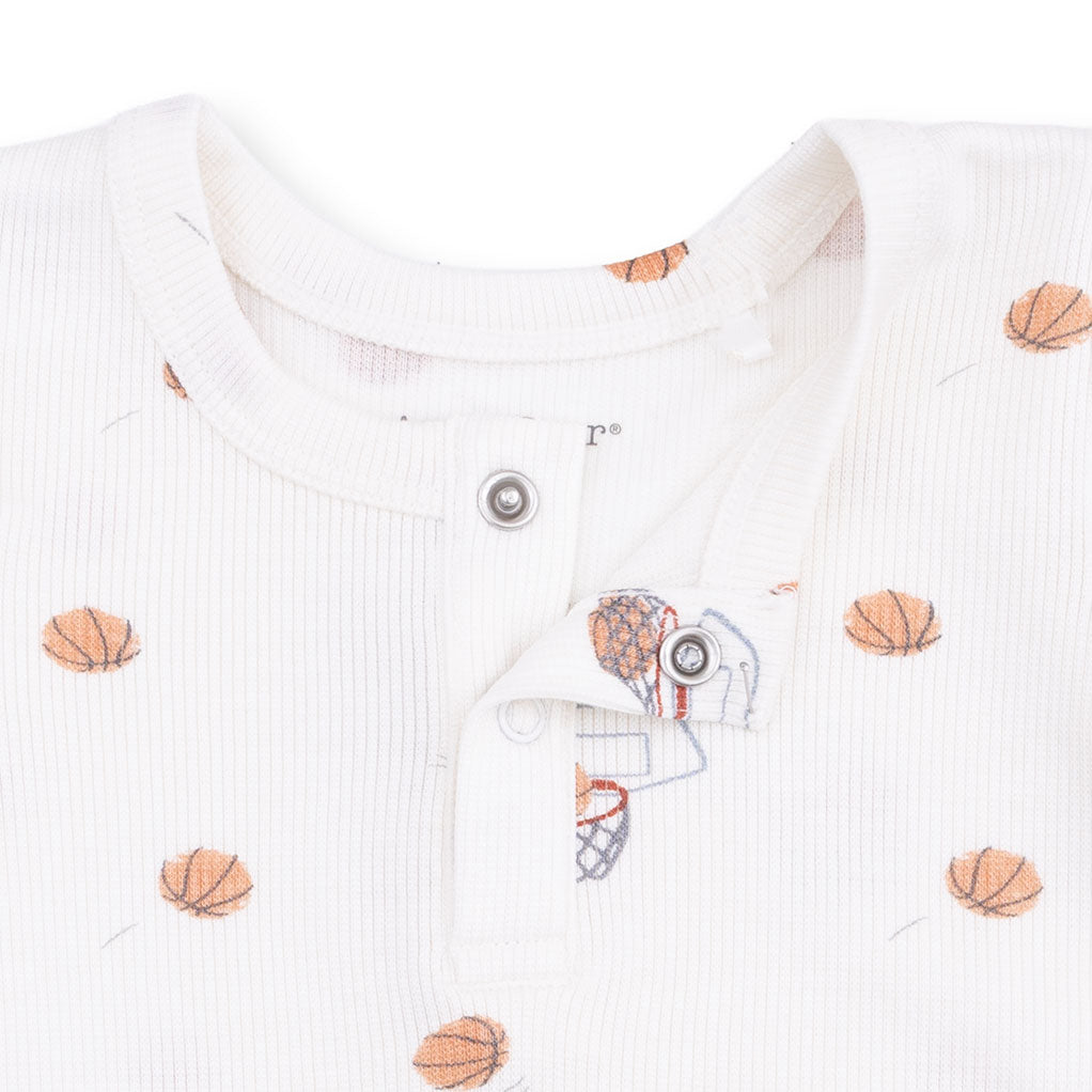 Angel Dear Mini Basketballs Long Sleeve Henley Play Set