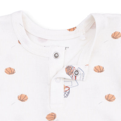 Angel Dear Mini Basketballs Long Sleeve Henley Play Set