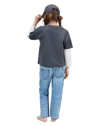 Unisex Mini rb Miramar Wide Leg Sweatpant Jeans