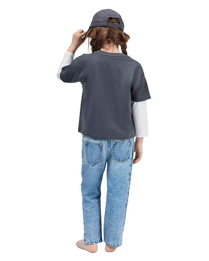 Unisex Mini rb Miramar Wide Leg Sweatpant Jeans