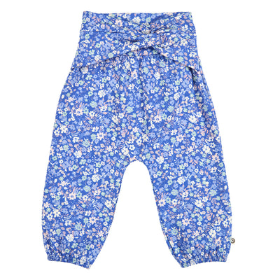 Rib Frill Short Sleeve Onesie & Primrose Knot Pant Set