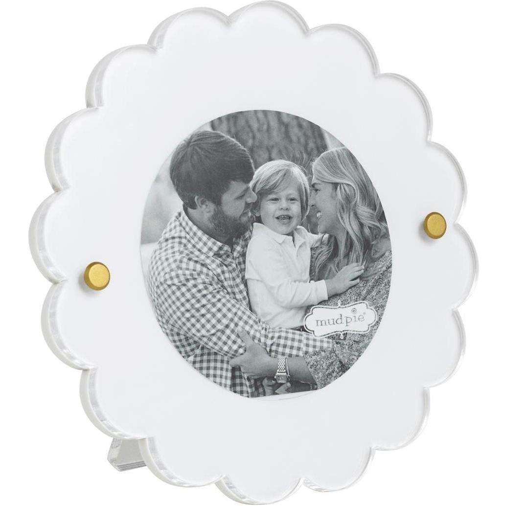 Mini White Circle Frames
