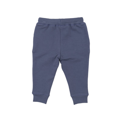 Footballs Inky Blue French Terry Hoodie & Jogger Set - Twinkle Twinkle Little One
