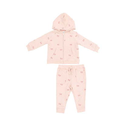 Bow French Terry Hoodie & Jogger - Twinkle Twinkle Little One