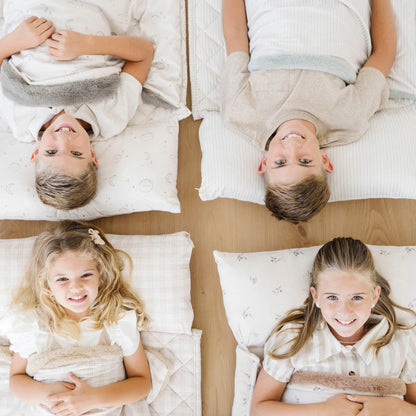 Minky/Faux Fur Nap Mat - Twinkle Twinkle Little One