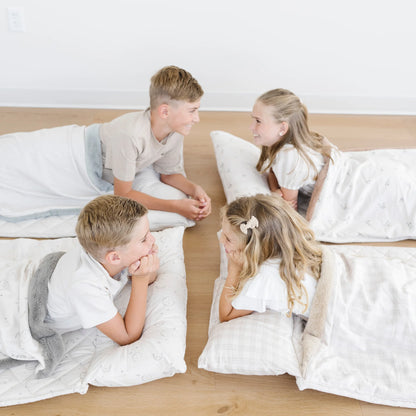 Minky/Faux Fur Nap Mat - Twinkle Twinkle Little One