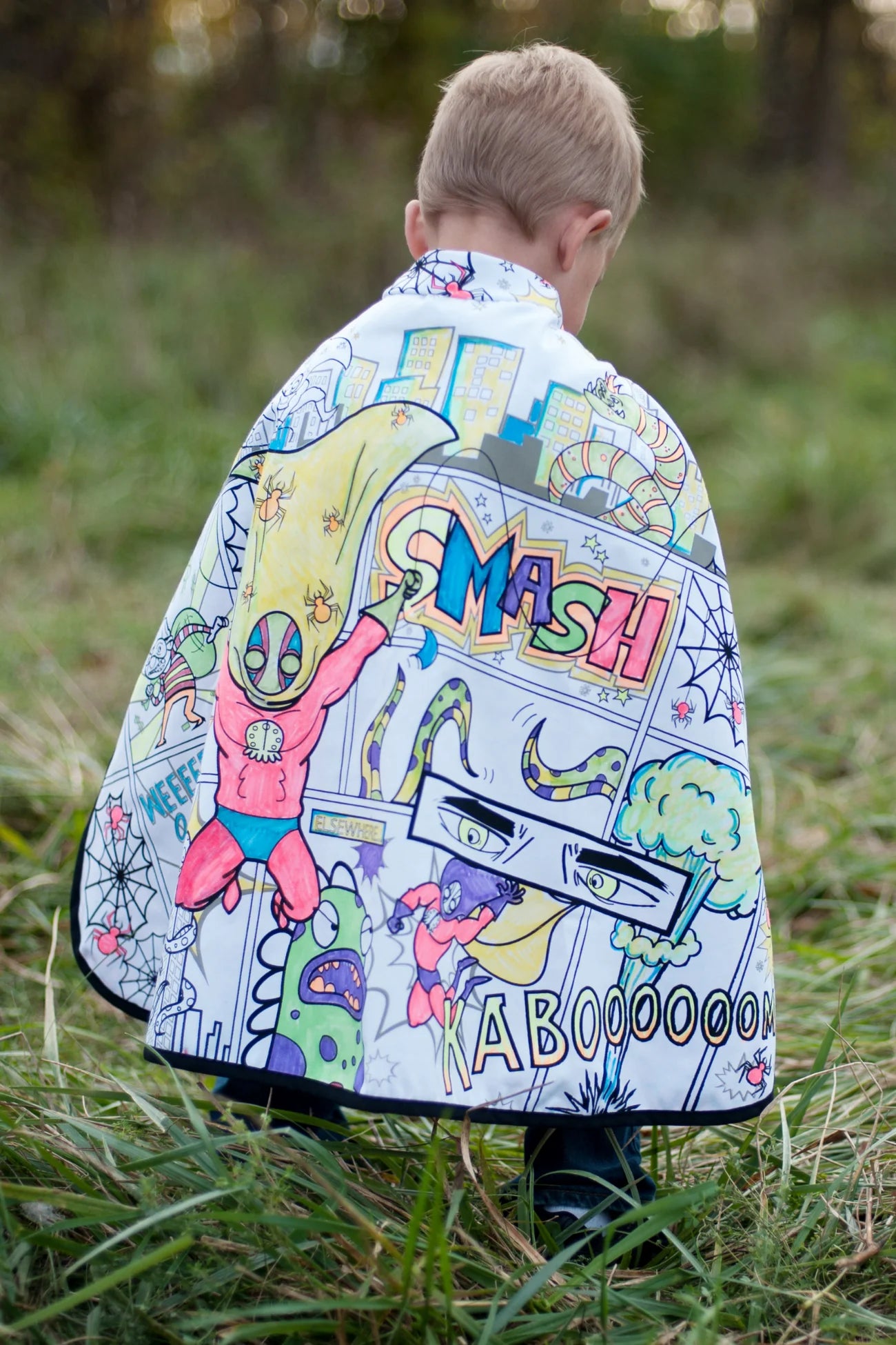 Color-A-Cape Spider Super Hero