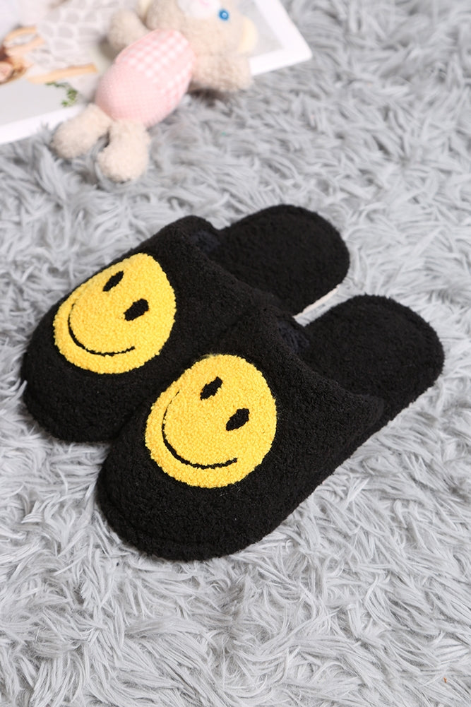 Emoji Slippers - Black - Twinkle Twinkle Little One