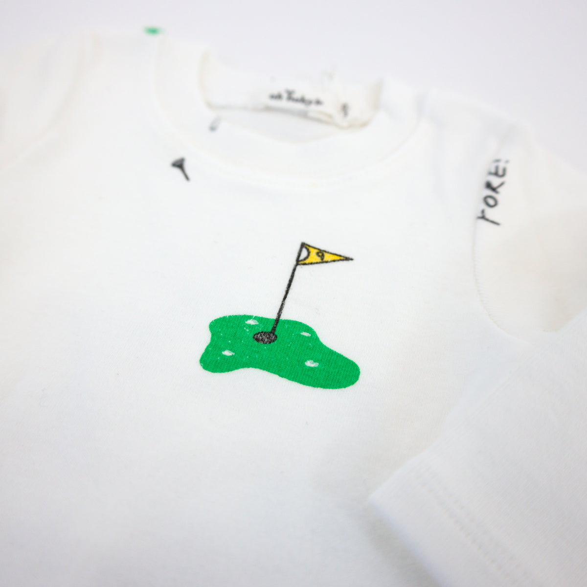 Golf Print 2 Piece Set - Cream - Twinkle Twinkle Little One