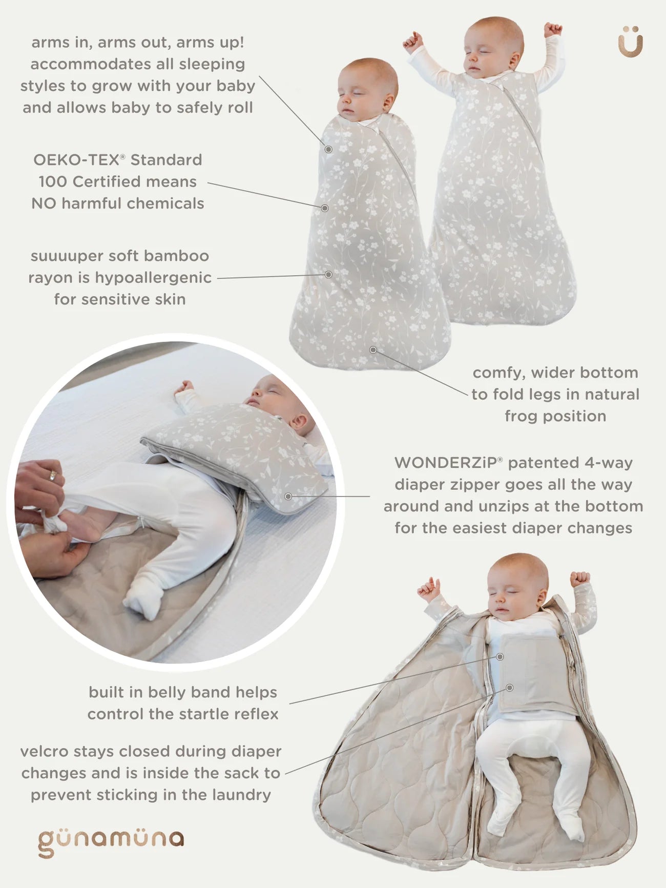 Swaddle Sleep Sack - Dash / 1.0 tog