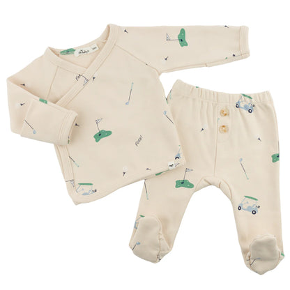 Kimono Set - Golf - Natural - Twinkle Twinkle Little One