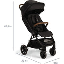 Nuna TRVL LX Stroller + Carry Bag - Twinkle Twinkle Little One