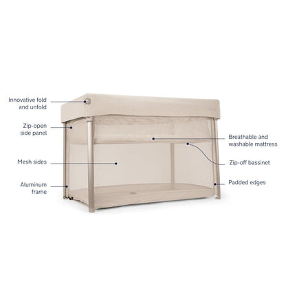 Nuna PAAL Playard + Bassinet - Twinkle Twinkle Little One