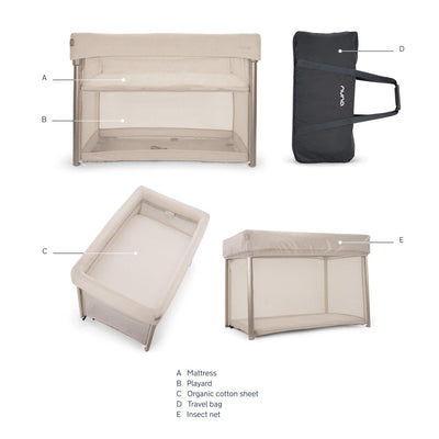 Nuna PAAL Playard + Bassinet - Twinkle Twinkle Little One