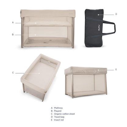 Nuna PAAL Playard + Bassinet - Twinkle Twinkle Little One