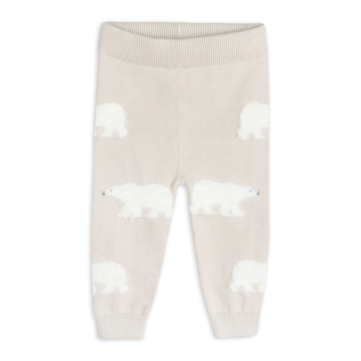Polar Bear Baby Sweater Pullover & Pant Set (Organic Cotton)