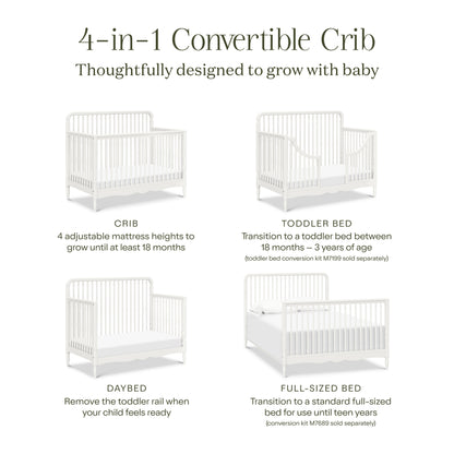 Namesake Liberty 4-in-1 Convertible Spindle Crib - Twinkle Twinkle Little One
