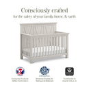 Monogram by Namesake Emory Farmhouse 4-in-1 Convertible Crib - Twinkle Twinkle Little One