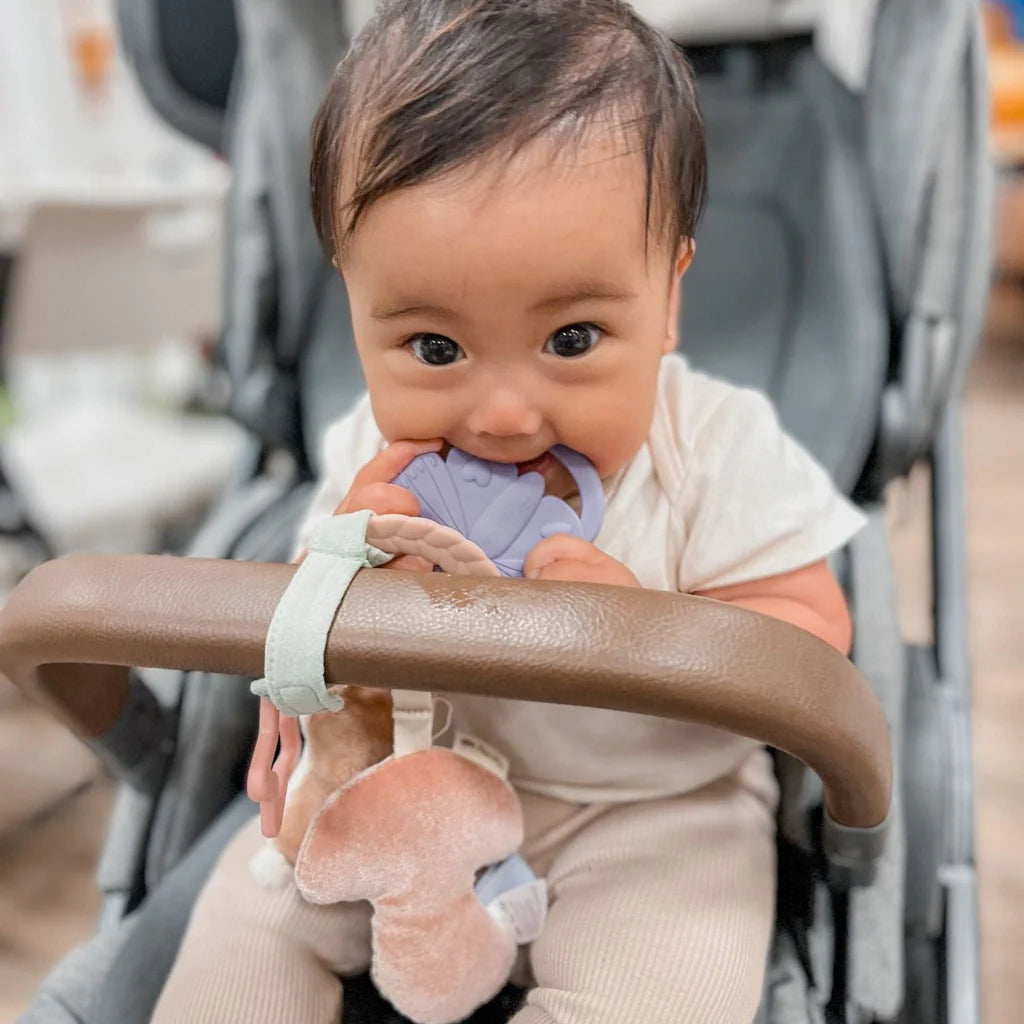 Bitzy Busy Ring™ Teething Activity Toy - Bunny - Twinkle Twinkle Little One