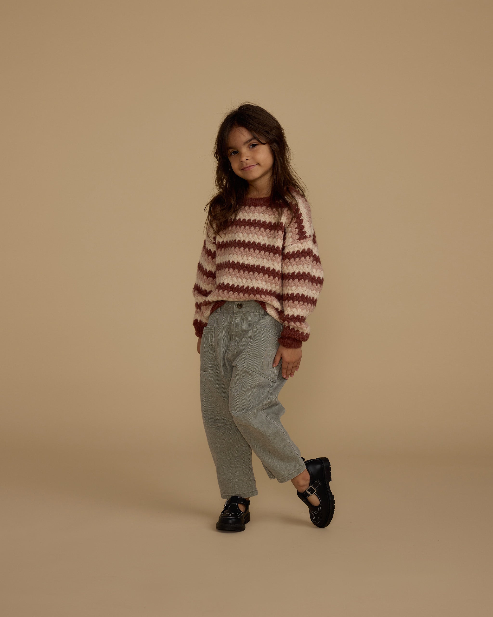 Rylee + Cru Aspen Sweater - Multi Stripe - 0