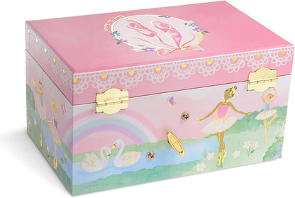 Rainbow Ballerina 1 Drawer Musical Jewelry Box & Jewelry Set - Twinkle Twinkle Little One