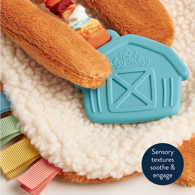 Itzy Lovey™ Plush And Teether Toy - Highland Cow - Twinkle Twinkle Little One
