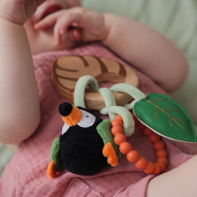 Jungle Wooden Rattle - Twinkle Twinkle Little One