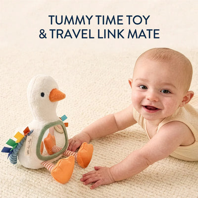 Itzy Ritzy Itzy Bitzy Mirror Sensory Tummy Time Mirror | Gracie the Goose