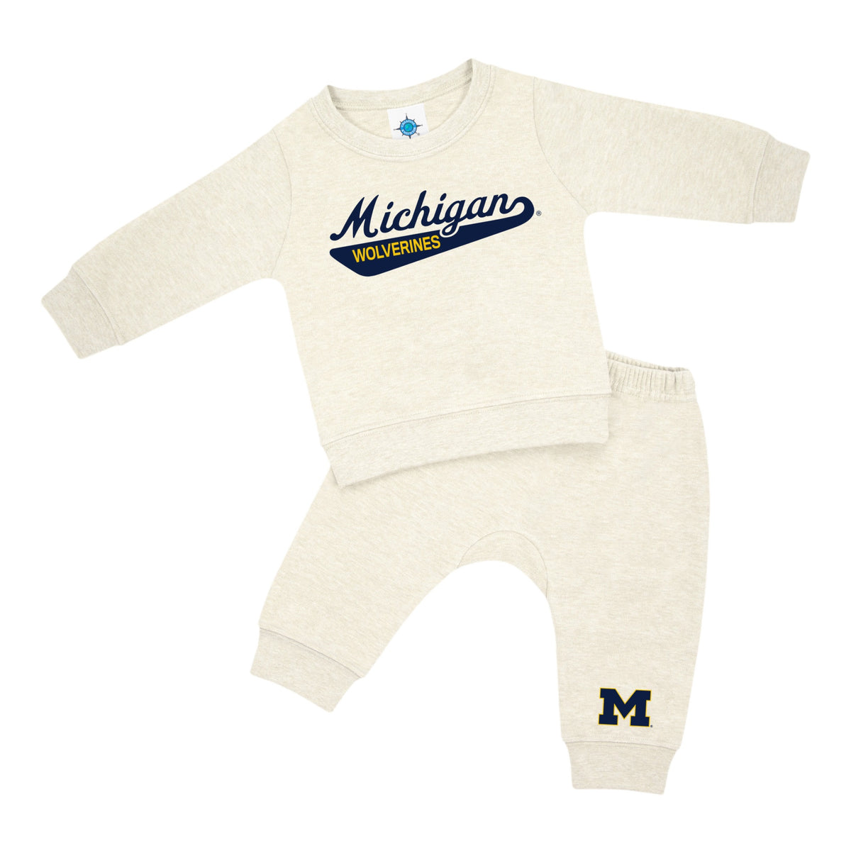 University of Michigan Sweatsuit in Oatmeal