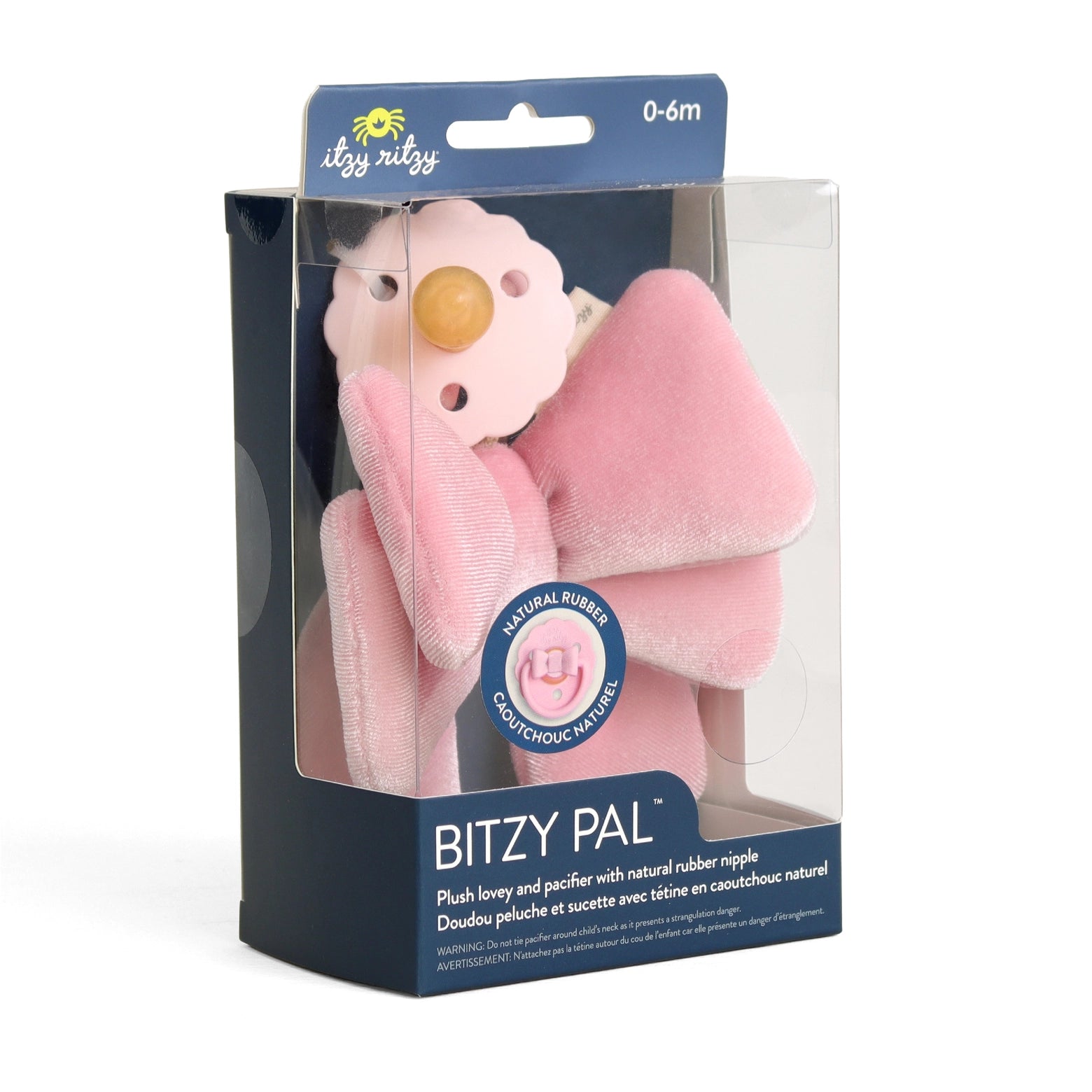 Bitzy Pal™ Natural Rubber Pacifier & Lovey - Twinkle Twinkle Little One