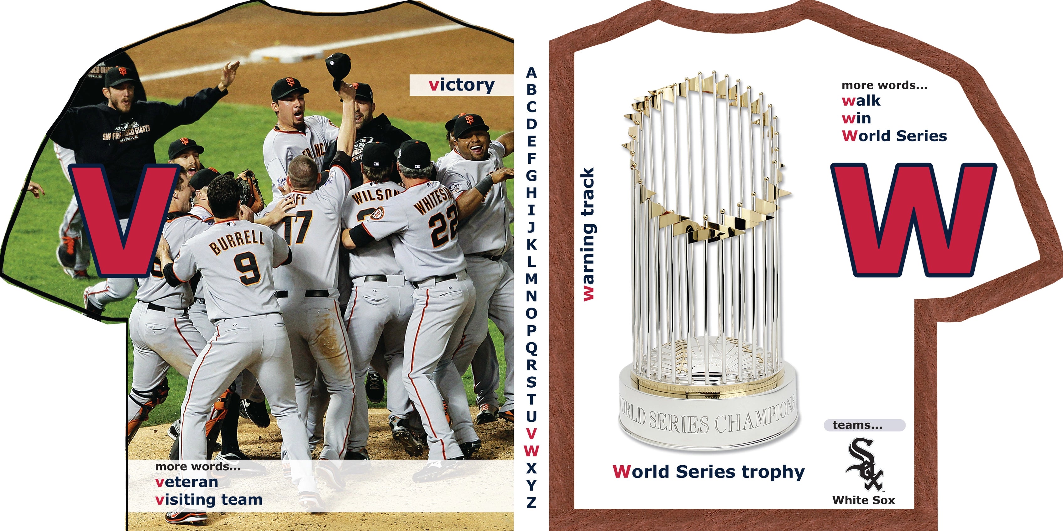 MLB Baseball ABC - League Edition Board Book