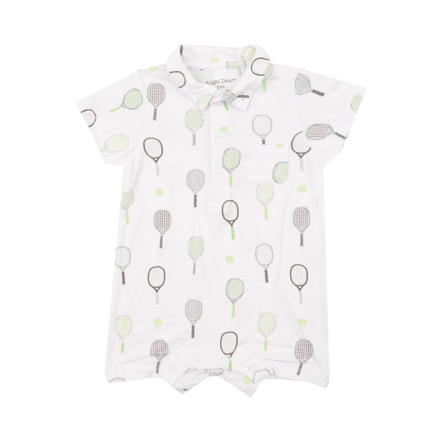 Tennis Green Polo Shortie - Twinkle Twinkle Little One