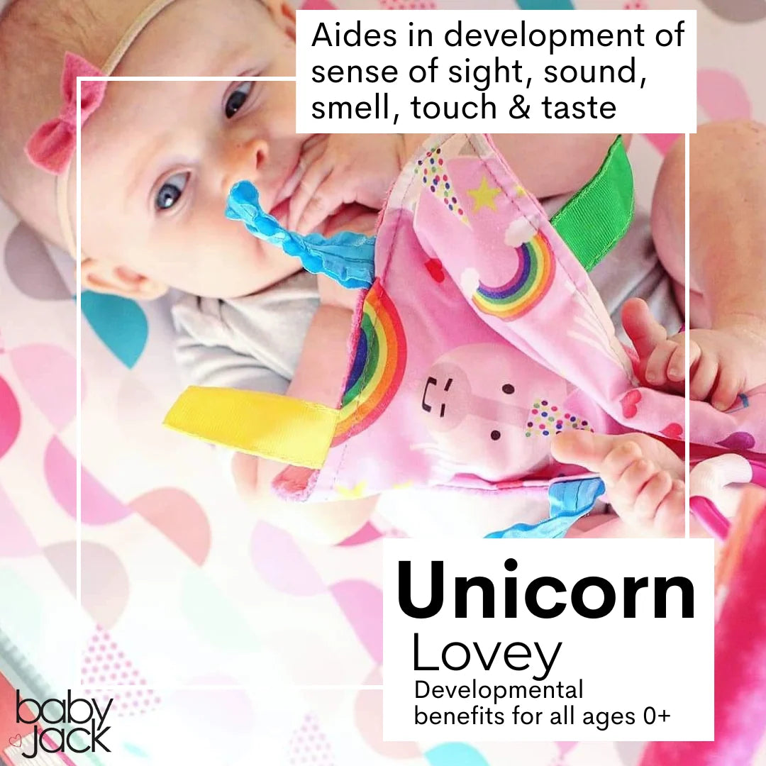 Unicorn and Rainbows Crinkle Sensory Toy